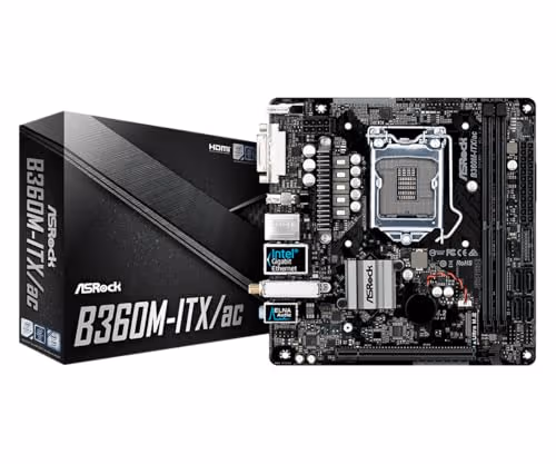 ASRock B360M-ITX/ac Mini ITX LGA1151 Motherboard image