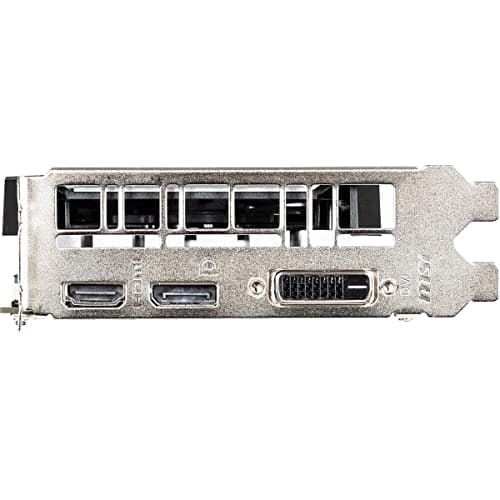 MSI D6 VENTUS XS OC GeForce GTX 1650 G6 4GB GDDR6 Black Silver image