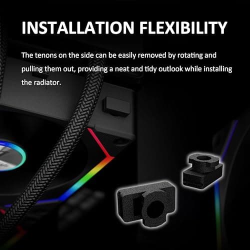 GAMDIAS AEOLUS P2 120mm Black Addressable RGB PWM 74.97 CFM 3-Pack image