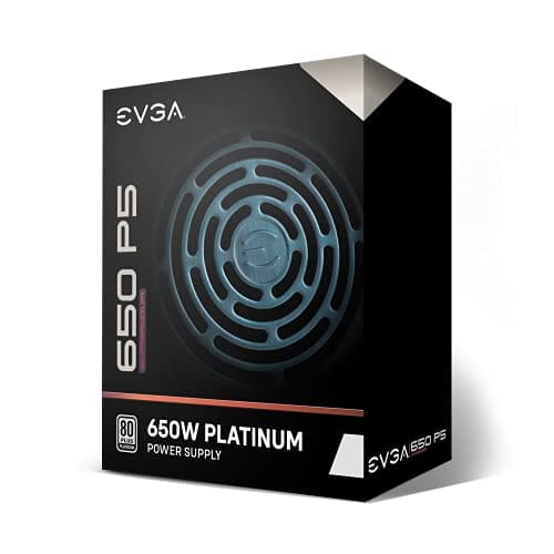 EVGA SuperNOVA 650 P5 Black / Teal 650W Fully Modular 80+ Platinum Certified image