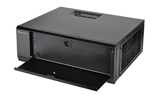 Silverstone GD10B HTPC Black with USB 3.2 Gen 1 Type-A Front Panel image