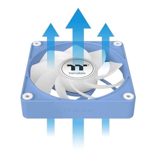 Thermaltake CT120 EX Reverse 120mm Blue ARGB PWM 3-Pack image