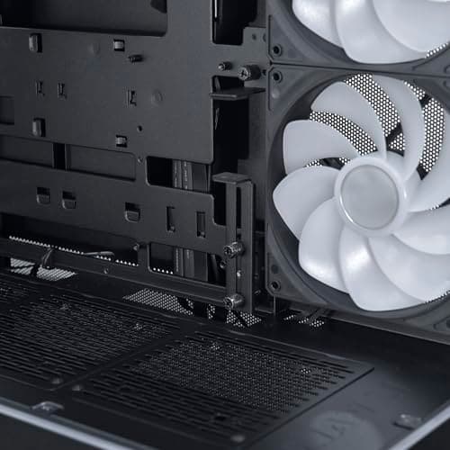 Lian Li LL01 ATX Mid Tower Black with Tempered Glass Side Panel and USB 3.2 Gen 2 Type-C, USB 3.2 Gen 1 Type-A image