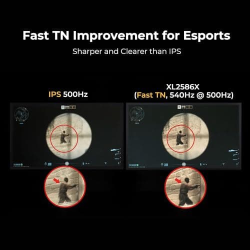 BenQ ZOWIE XL2586X 24.1" 1080p 540Hz TN Monitor image