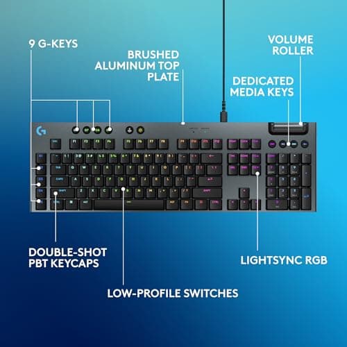 Logitech G915 X RGB Wired Logitech GL Linear Gaming Keyboard image