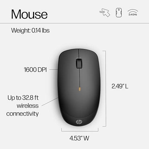 HP 230 Wireless/Wired Standard Keyboard With Optical Mouse image