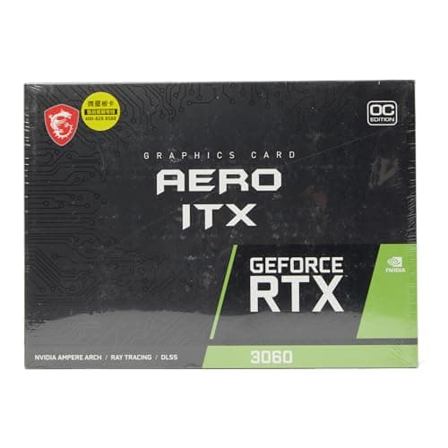 MSI GeForce RTX 3060 12GB AERO ITX OC 12GB GDDR6 Black / Silver image