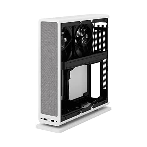 Fractal Design Ridge PCIe 4.0 Mini-ITX Tower White Mesh Side Panel, USB 3.2 Gen 2 Type-C, USB 3.2 Gen 1 Type-A image