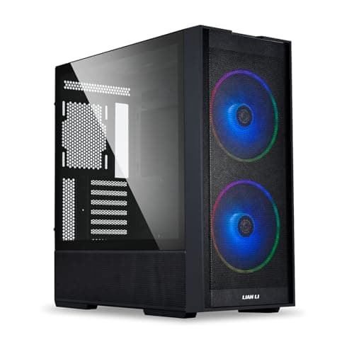 Lian Li LANCOOL 206 ATX Mid Tower Black with Tempered Glass Side Panel and USB 3.2 Gen 1 Type-C / USB 3.2 Gen 1 Type-A main image