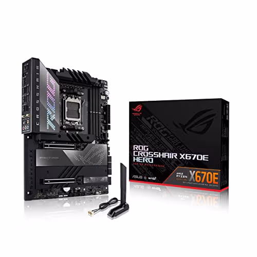 ASUS X670E ROG CROSSHAIR HERO WIFI DDR5 ATX image