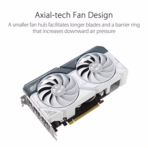 Asus DUAL OC GeForce RTX 4060 Ti 8GB GDDR6 White image