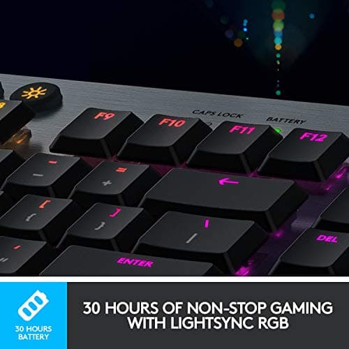 Logitech G915 Lightspeed RGB Wireless Logitech GL Tactile Gaming Keyboard image