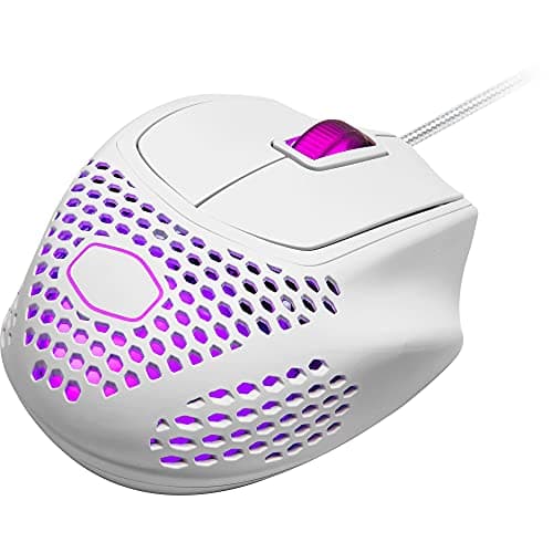 Cooler Master MM720 Matte White Optical Wired Gaming Mouse image