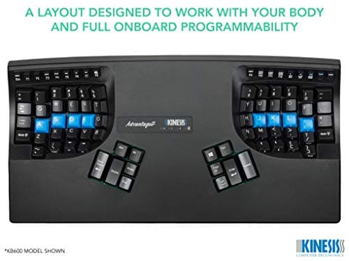 Kinesis Gaming KB600 Mechanical Ergonomic Keyboard image
