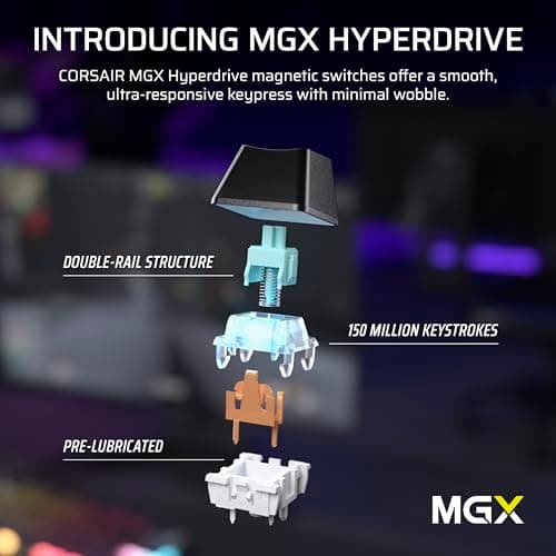 Corsair K70 PRO TKL ABS RGB Wired Gaming Keyboard image