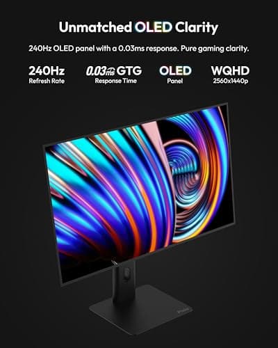 Pixio PX277 OLED MAX 27" 1440p 240Hz OLED Curved Monitor image