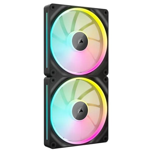 Corsair iCUE LINK LX140 140mm Black RGB PWM 84.7 CFM 2-Pack image