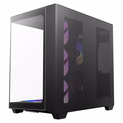 Antec C5 ARGB ATX Mid Tower Black with Tempered Glass Side Panel and USB 3.2 Gen 2 Type-C, USB 3.2 Gen 1 Type-A Front Panel image