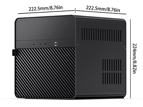 Jonsbo N2 Mini-ITX Desktop Black with USB 3.2 Gen 2 Type-C and USB 3.2 Gen 1 Type-A image