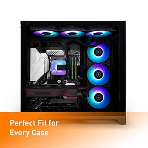 EK AIO Water 120mm D-RGB 66.04 CFM Black image