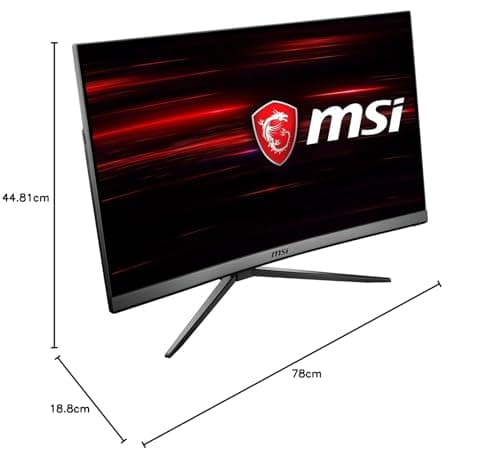 MSI Optix G271C 27" 1080p 165Hz VA Curved Monitor image