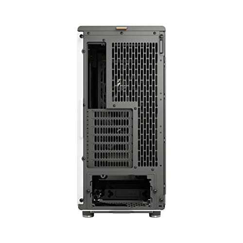 Fractal Design North ATX Mid Tower PC Case - Chalk White with Walnut Front and Mesh Side Panel image