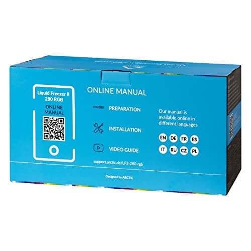 ARCTIC Liquid Freezer II 280 RGB 68.9 CFM Water 280mm Black image