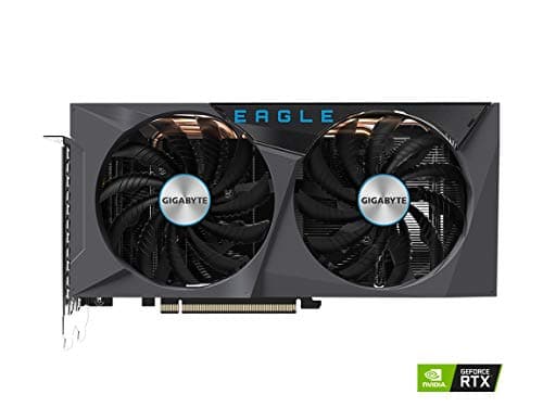 GIGABYTE Eagle OC GeForce RTX 3060 Ti 8GB GDDR6 PCI Express 4.0 ATX Video Card GV-N306TEAGLE OC-8GD (rev. 2.0) (LHR) image