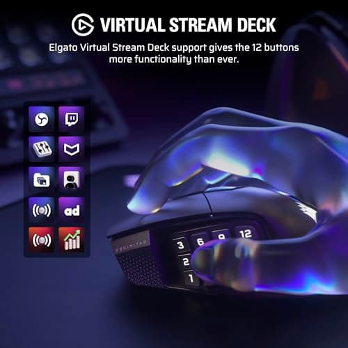 Corsair Scimitar Elite SE Bluetooth Wireless Optical Mouse image