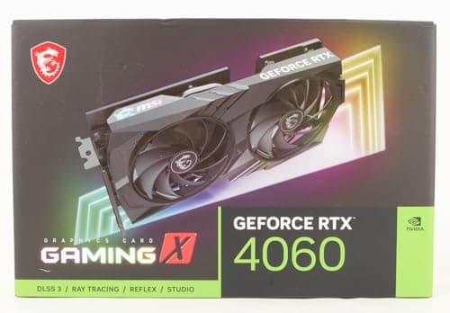 MSI GAMING X GeForce RTX 4060 8GB GDDR6 Black image