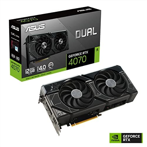 Asus DUAL GeForce RTX 4070 12GB GDDR6X Black image