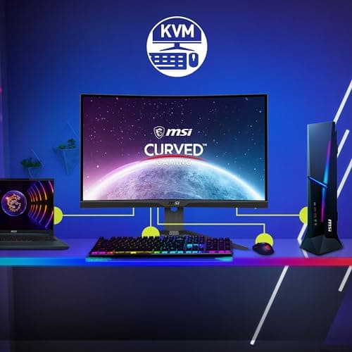 MSI MAG 275CQRXF 27" 1440p 240Hz VA Curved Monitor image