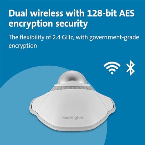 Kensington Orbit White Wired/Wireless/Bluetooth Optical Mouse image