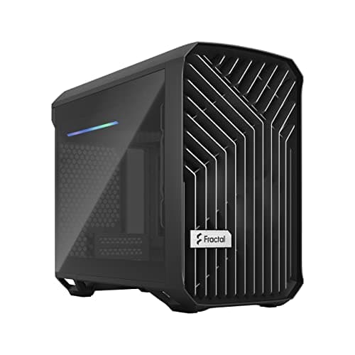 Fractal Design Torrent Nano Mini-ITX Tower Black Tinted Tempered Glass image