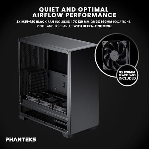 Phanteks XT PRO Silent Black ATX Mid Tower image