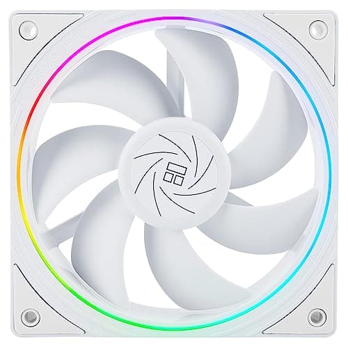 Thermalright TL-S12W 120mm White 47.6 CFM PWM Addressable RGB 1-Pack image