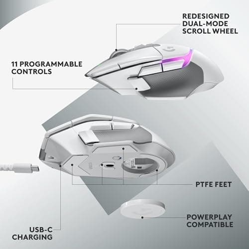 Logitech G502 X Plus Wired and Wireless Optical Gaming Mouse image