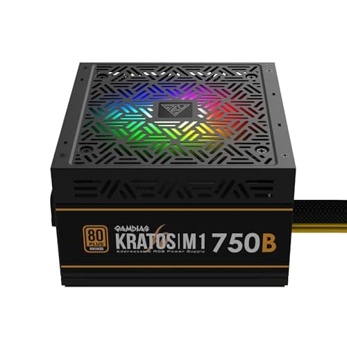 GAMDIAS KRATOS M1 B Black 750W Non-Modular 80+ Bronze Certified ATX image