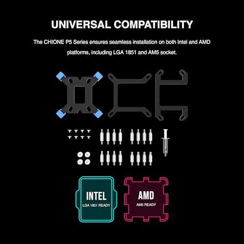 GAMDIAS CHIONE P5 Water 240mm 81.81 CFM White image