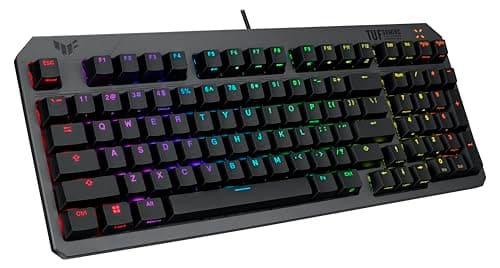 Asus TUF Gaming K3 Gen II RGB Wired ROG RX Red Optical Gaming Keyboard image
