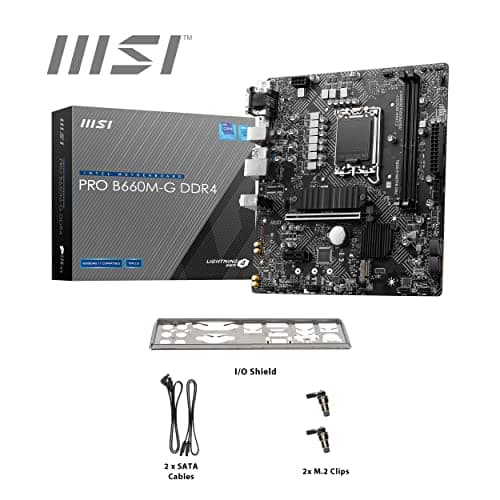 MSI B660 PRO B660M-G LGA1700 DDR4 Micro ATX image