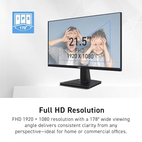 MSI PRO MP225 21.5" 1080p 100Hz IPS Monitor image