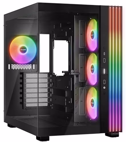 be quiet! Light Base 600 LX ATX Mid Tower Black Tempered Glass Side Panel image