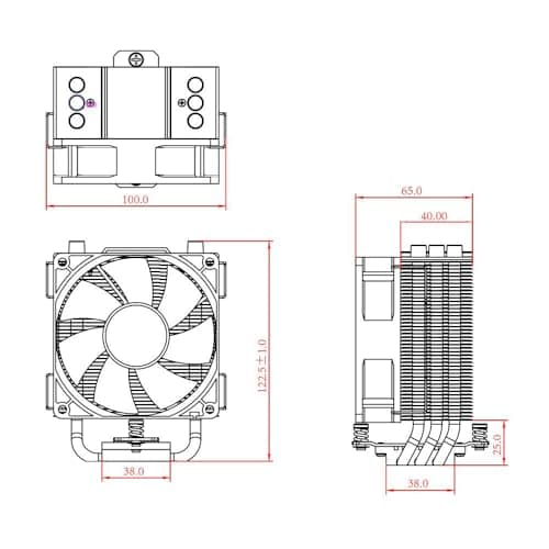 ID-COOLING SE-903-XT Air 123mm 45.8 CFM Black image