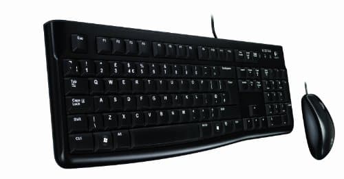 Logitech Desktop MK120-TAA LOG920004218 Wired Standard Keyboard With Laser Mouse image
