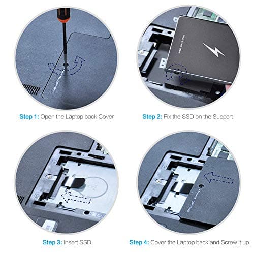 TCSUNBOW X3-1TB SSD 3D NAND SATA III 2.5" 7mm SSD image
