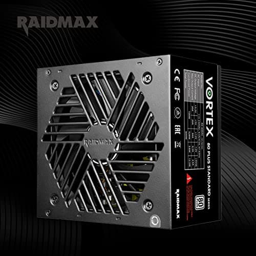 Raidmax Vortex Black ATX 600W Non-Modular 80+ Gold Certified image