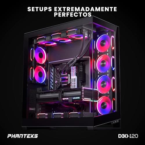 Phanteks D30-120 120mm Black PWM ARGB 3-Pack image