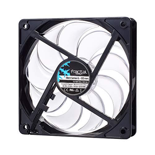 Fractal Design Silent LL 120mm Black Blue LED 41.8 CFM image