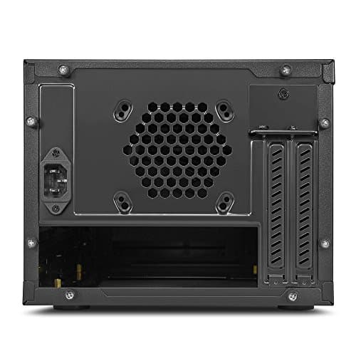 SHARKOON QB ONE Mini-ITX Desktop Black with Mesh Side Panel and USB 3.2 Gen 1 Type-A, USB 2.0 Type-A Front Panel image